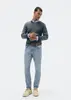 Calça Jeans Masculina Reta - Azul Tam 42 - 1