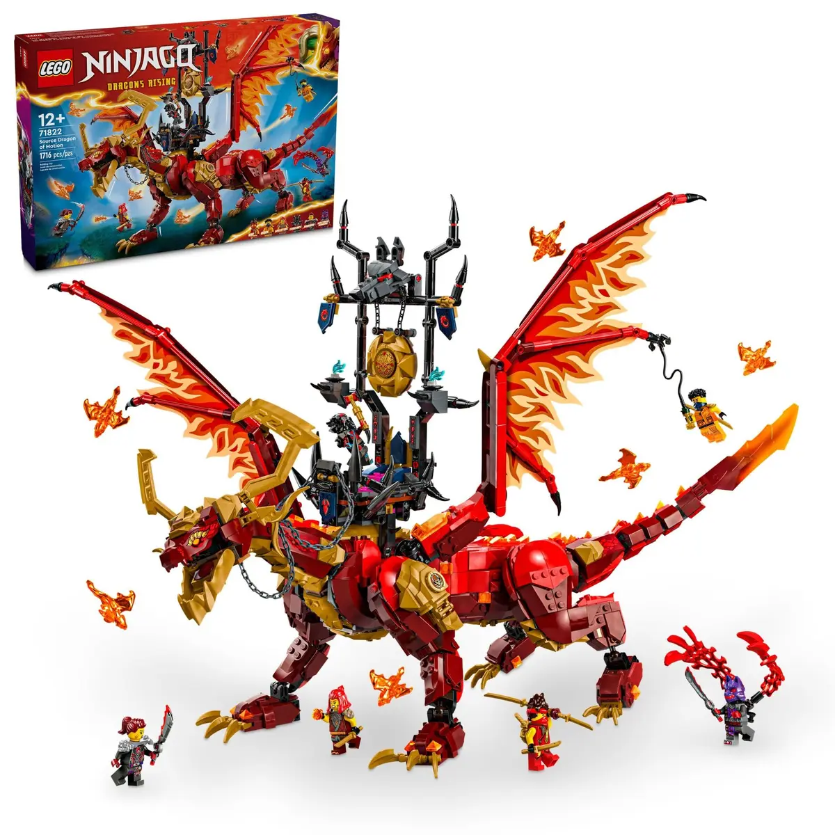 LEGO Ninjago Dragão Matriz de Movimento 71822 (1.716 Peças) - 1