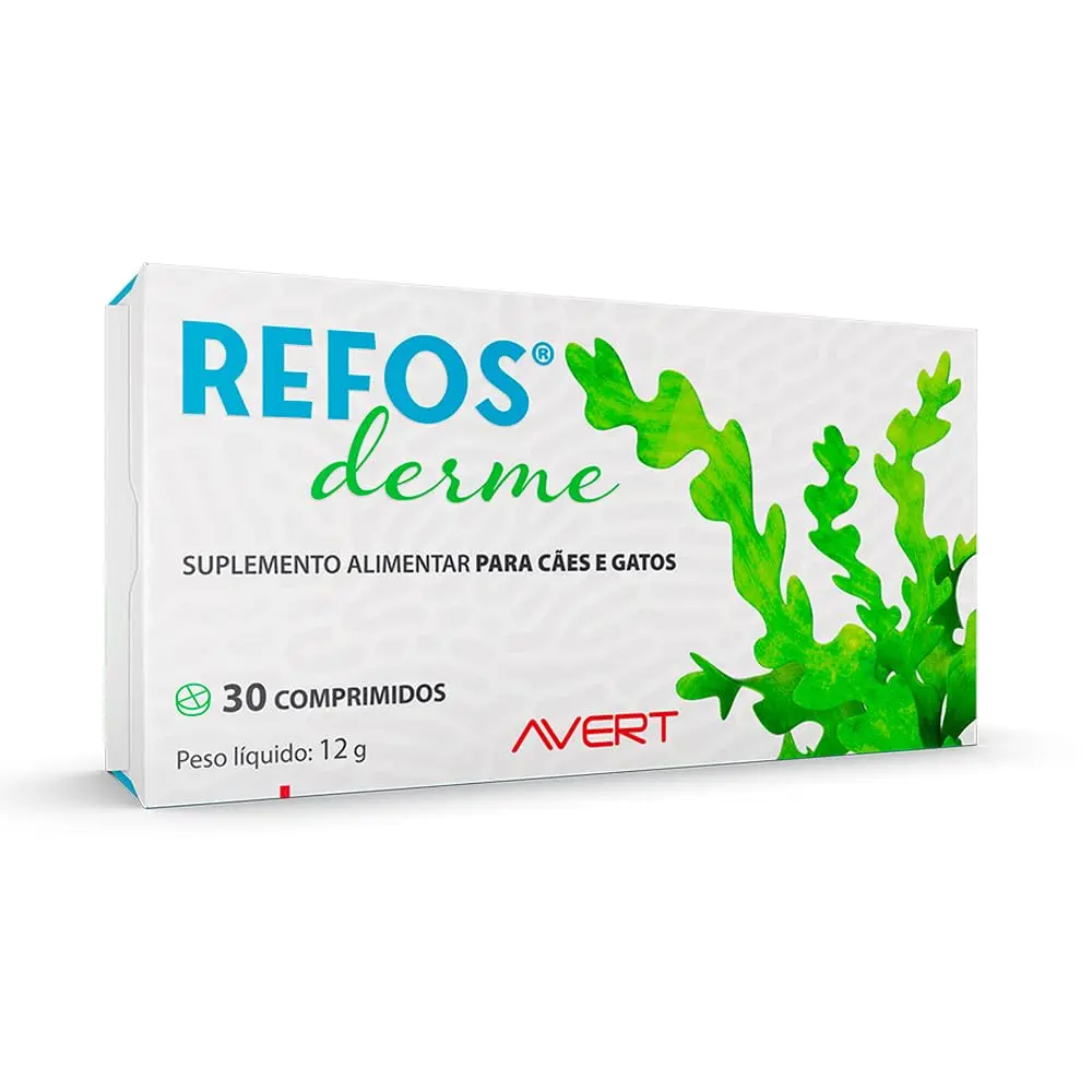Suplemento em Comprimidos Avert Refos Derme, 30 Comprimidos - 1