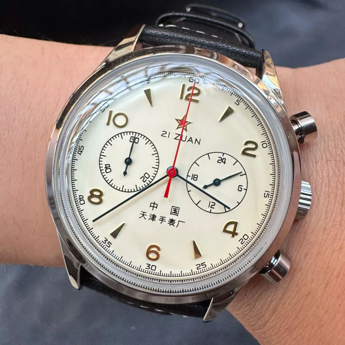 Relógios masculinos 1963 piloto relógio automático 42mm à prova dwaterproof água retro quartzo cronógrafo vestido vintage relógio