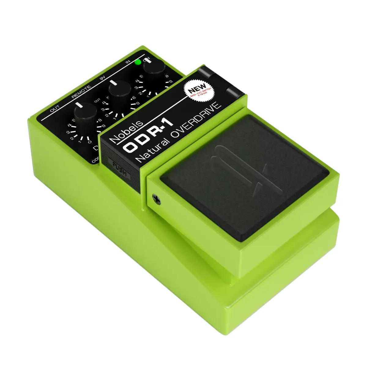VEDO Pedal de Overdrive Nobels ODR-1 BC: Alimentação 9-18V com Controles DRIVE/SPECTRUM/LEVEL, Chave Bass Cut e Entrada REMOTE - Som Quente para Blues, Hard Rock e Guitarristas de Sertanejo