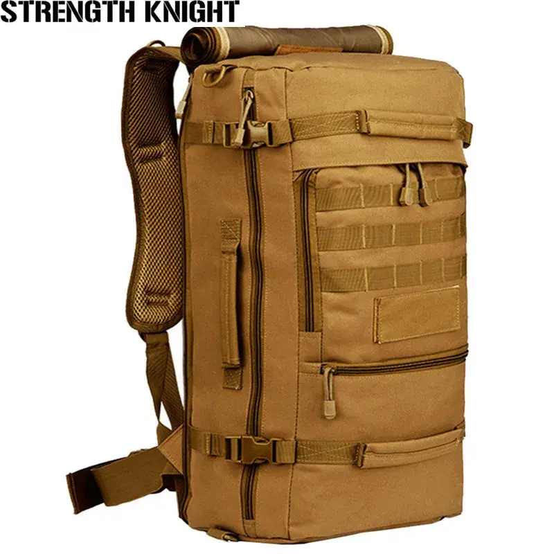 Mochila de Nylon Impermeável para Homens e Mulheres, Mochilas Laptop, Saco De Notebook, Marca, 50L, 14 "a 17"
