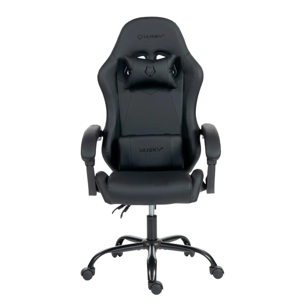Cadeira Gamer Husky Storm 100, Até 120kg, Almofadas, Reclinável 135º, PU, Preta - HCG100PT