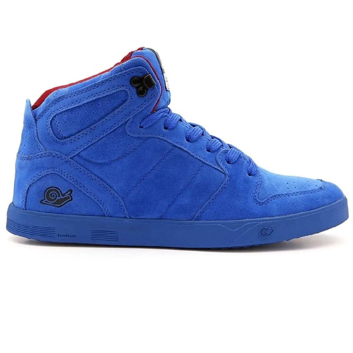 Tênis Landfeet Skate Crossfit Casual Original Cano Alto Embarcadero Il Lifestyle em Couro Camurça