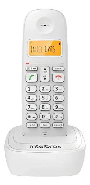 Telefone sem Fio com Identificador e Display Luminoso TS 7510 Branco Intelbras