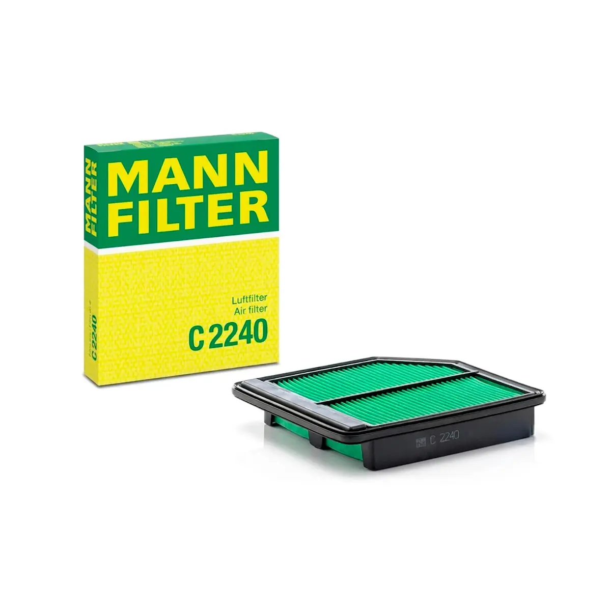 MANN-FILTER Original, Filtro de Ar, C 2240, Para Modelos Honda - 1