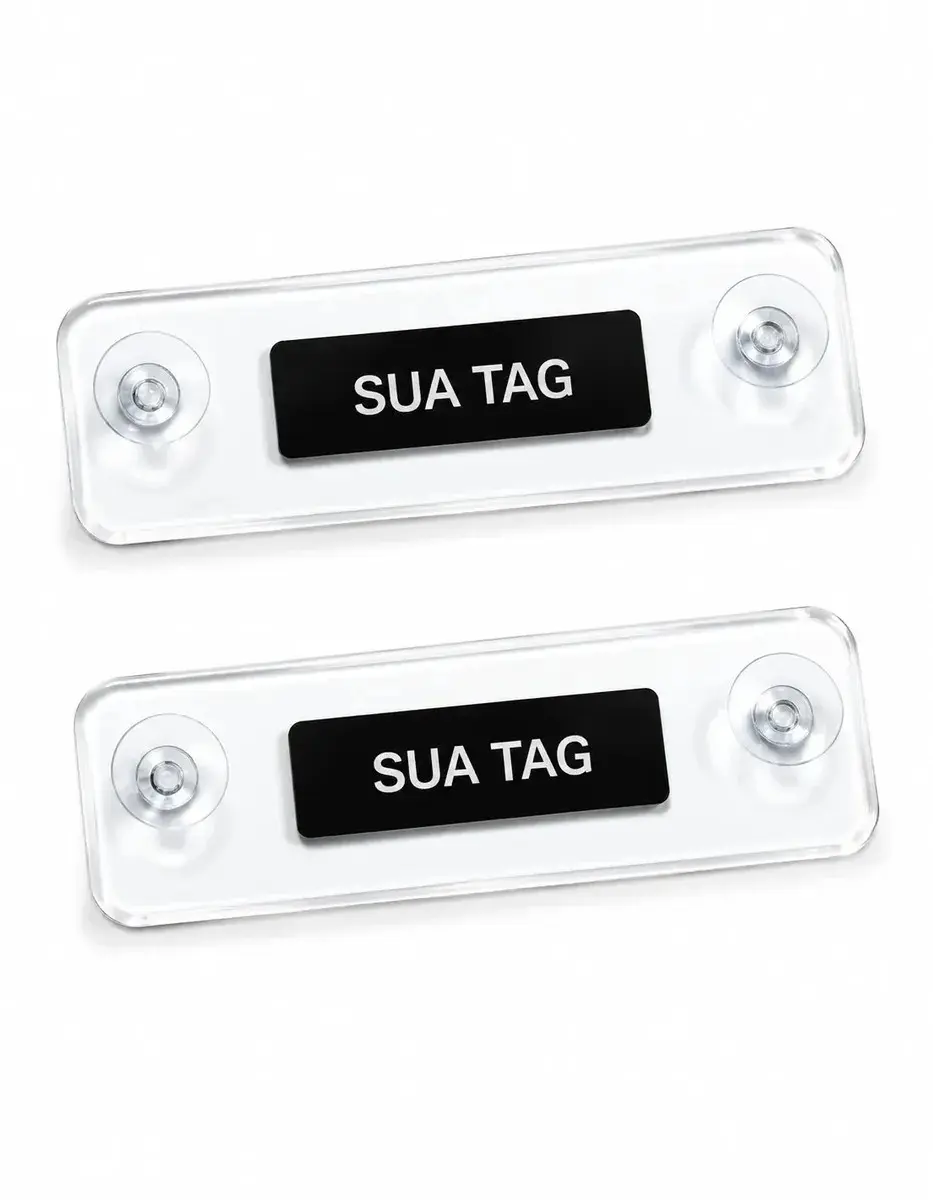 Kit 2 Suportes Para Tag Pedágio Sem Parar Veicular Carro Para-brisa Porta Tag Automotivo - 1