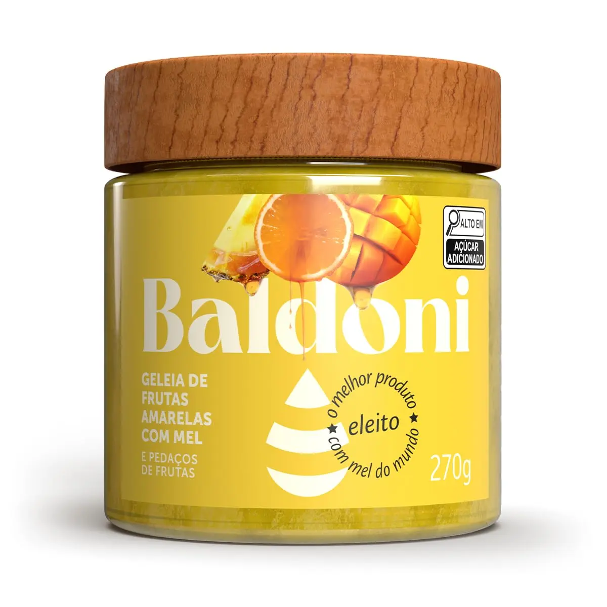 GELEIA BALDONI FRUTAS AMARELAS POTE 270G - 1