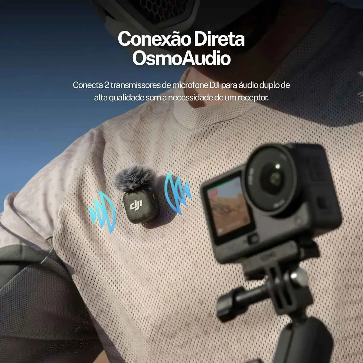 Câmera De Ação Dji Osmo Action 6 Adventure Combo 4k120/38mp Preto thumbnail 3
