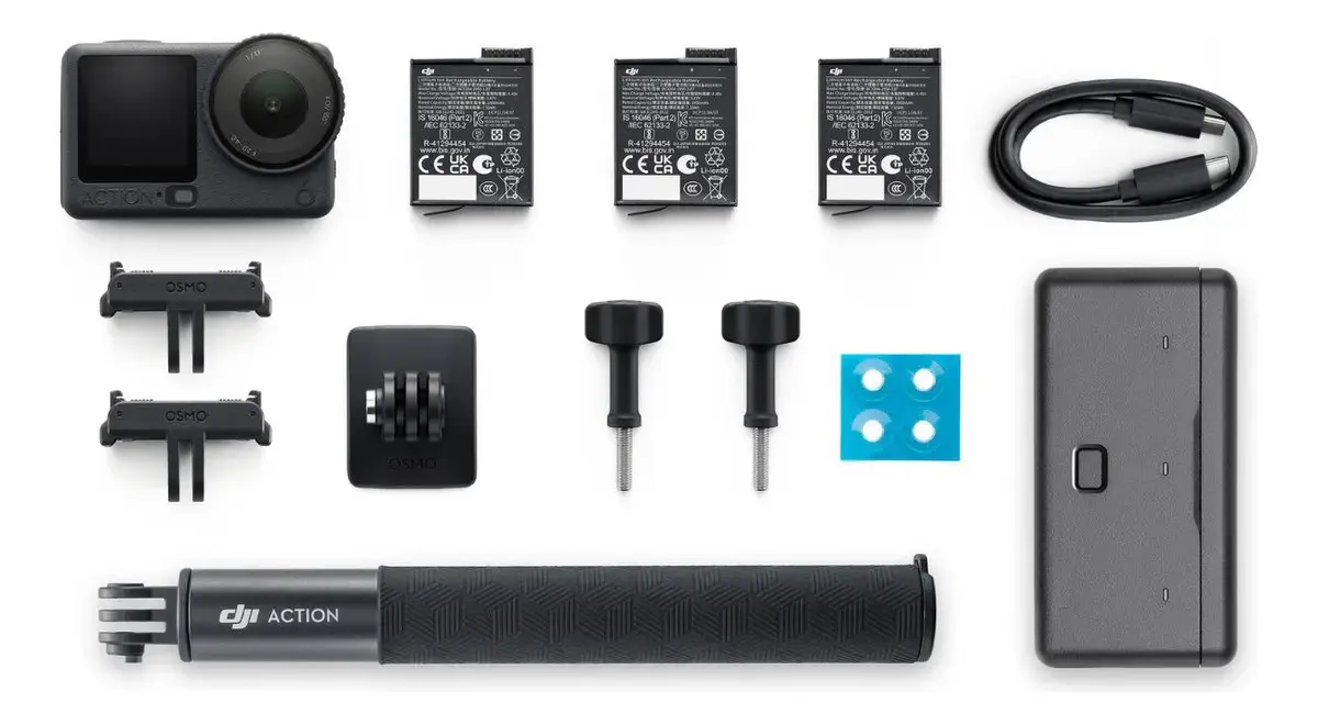 Câmera De Ação Dji Osmo Action 6 Adventure Combo 4k120/38mp Preto thumbnail 5
