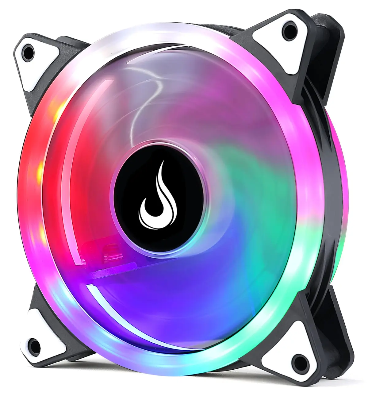 Rise Mode Galaxy Ventoinha 120mm LED Rainbow - 1