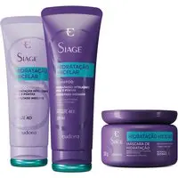 Combo Eudora Siàge Hidratação Micelar: Shampoo 250ml + Condicionador 200ml + Máscara Capilar 250g - 1
