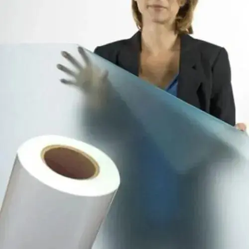 Adesivo Jateado Imprimax Transparente Fosco 2m x 50cm Para Vidros e Móveis thumbnail 4