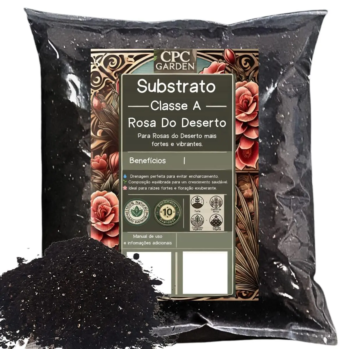 Substratos Classe A CPC Garden Rosa do Deserto (5 Litros) - 1