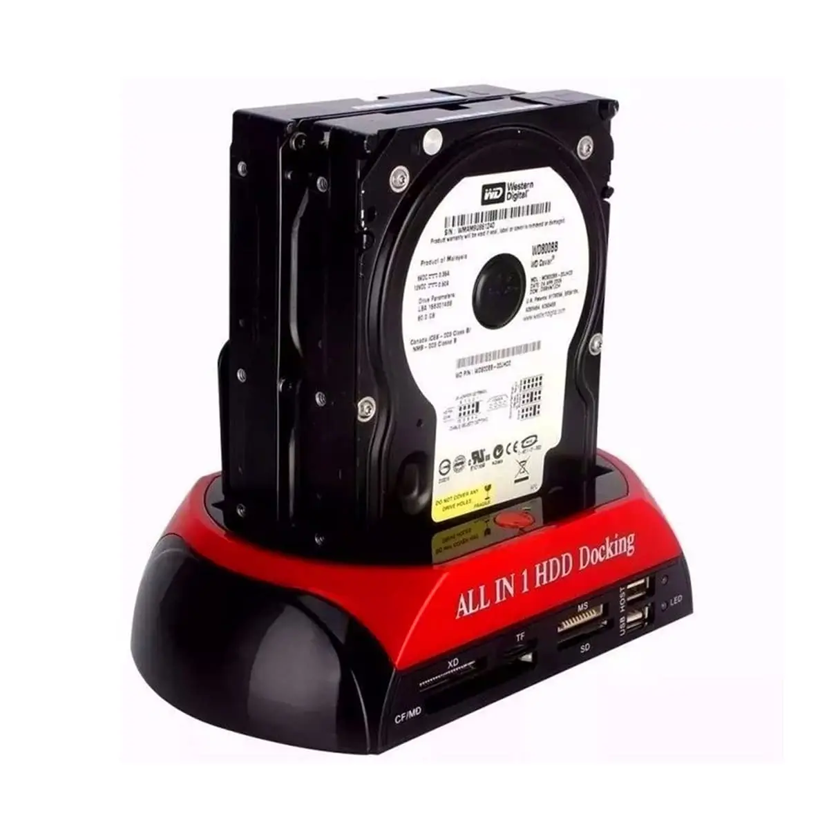 Case Hd Externo Estação Portátil Dock Station Multifuncional PC Notebook HD Sata E Ide 3,5 2,5 USB 2.0 3.0 Para Backup E Clonagem De Disco Rígido E Leitor De Cartões PREMIUM ONYK