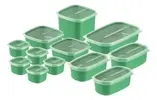 Conjunto de Potes MixColor 12 Peças com Tampa - 1