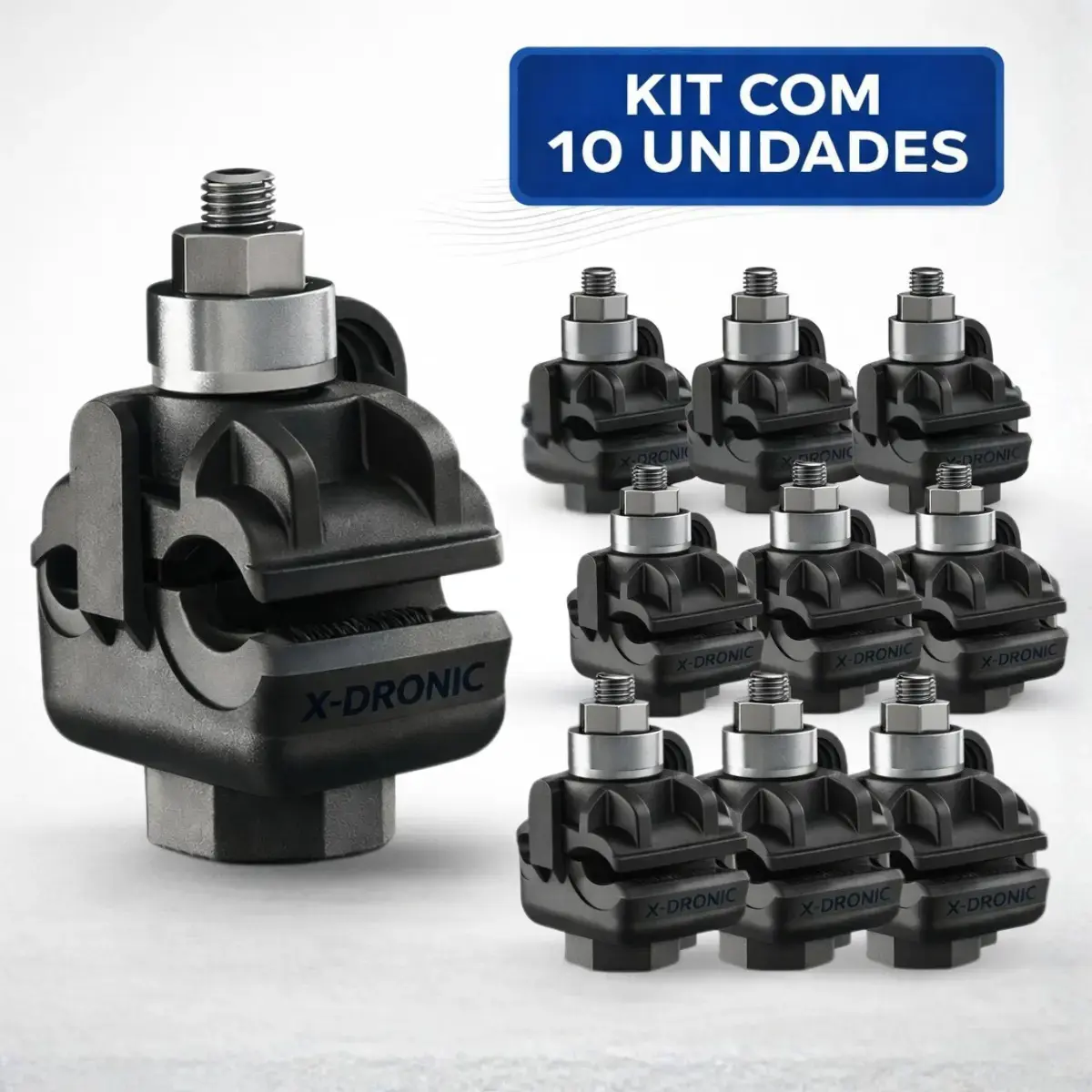 Kit Conector Derivação Perfurante X-Dronic para Cabos de 10mm a 120mm