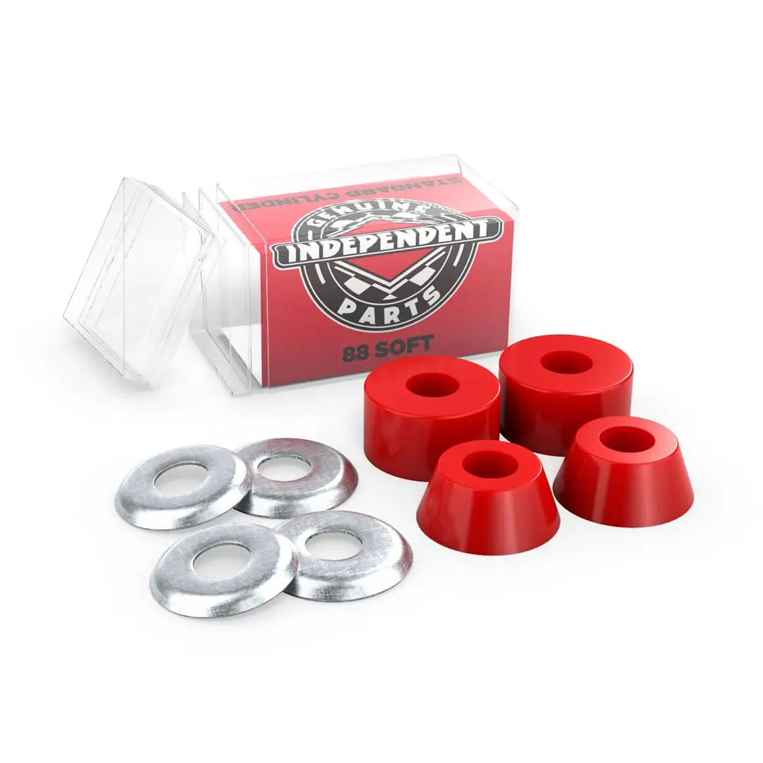Amortecedor para Skate Independent Std Cylinder Soft 88A Vermelho