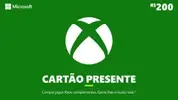 Gift Card Xbox de R$200 - Cartão Presente para Compra de Jogos - 1