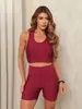 Conjunto Fitness Top e Shorts Sem Transparência - 1