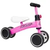 Bicicleta de Equilíbrio Infantil 4 Rodas (Disponível: Rosa e Vermelho) - 1