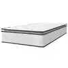 Colchão de Solteiro Umaflex New Itália com Molas Ensacadas e Pillow Top D26 - 25x88x188cm - Branco/Marrom - 1