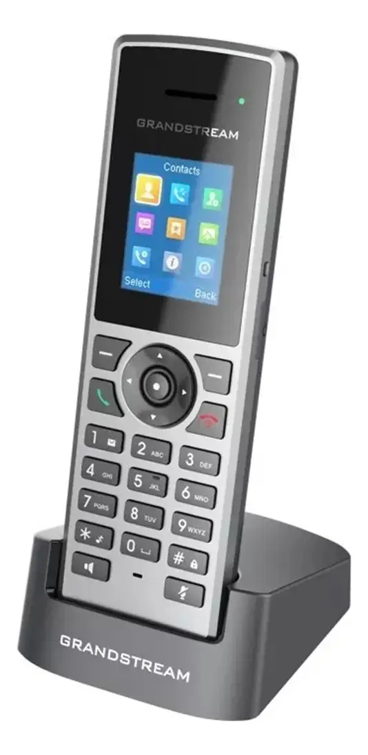 Telefone VoIP Grandstream DP722 Sem Fio DECT LCD 10 Linhas Áudio HD
