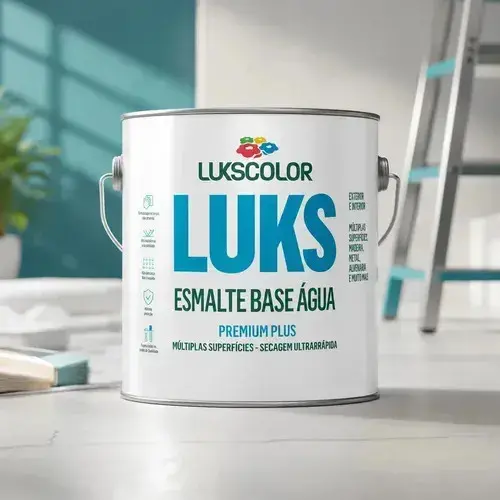 Esmalte Lukscolor Premium Plus branco Brilhante 3.6 L