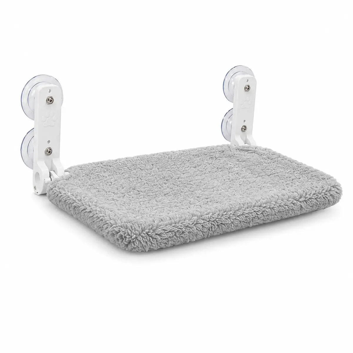 Cama Suspensa Cinza para Gatos com Ventosas para Vidros e Janelas
