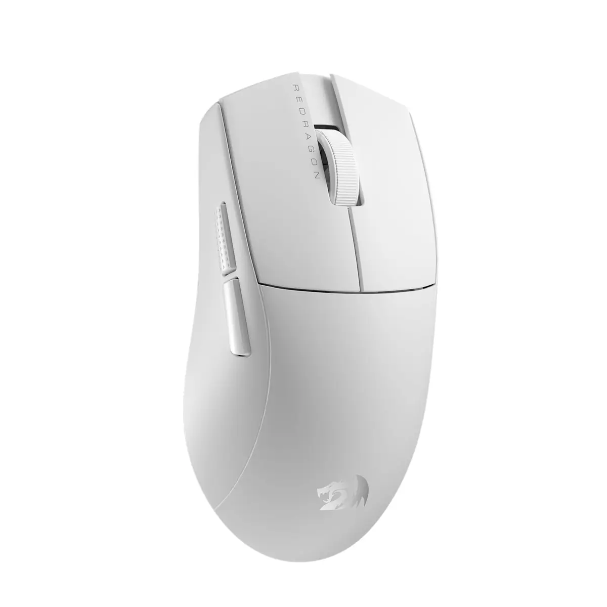 Mouse Gamer Redragon King Pro Branco Pixart PAW3395 26000DPI M916W-PRO-1K | Atraso 0 sem cabo, dedicado para jogadores FPS, redefine macro de teclas, aderência ergonômica e conforto corporal