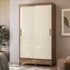Guarda-roupa Santos Andirá Fit 2 Portas, 2 Gavetas com Cabideiro e Maleiro Solteiro - 1