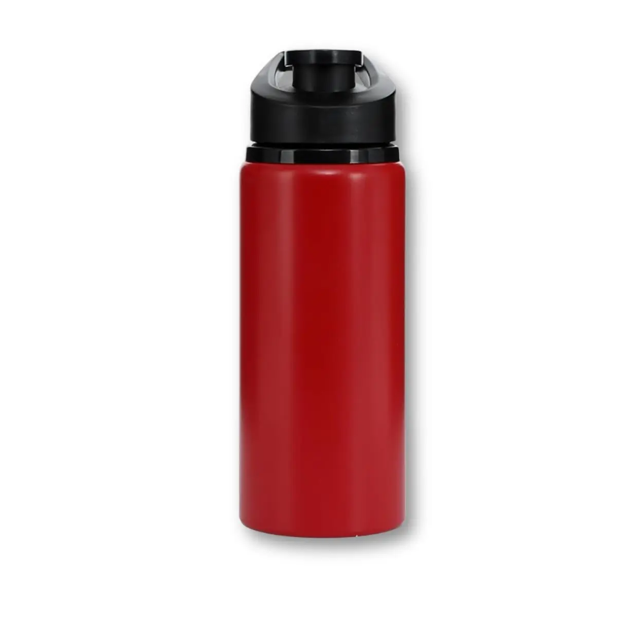 Garrafa de Água Squeeze em Alumínio com Alça, 600ml, Design Moderno, para Fitness, Academia, Escola e Trabalho (VERMELHO) - 1