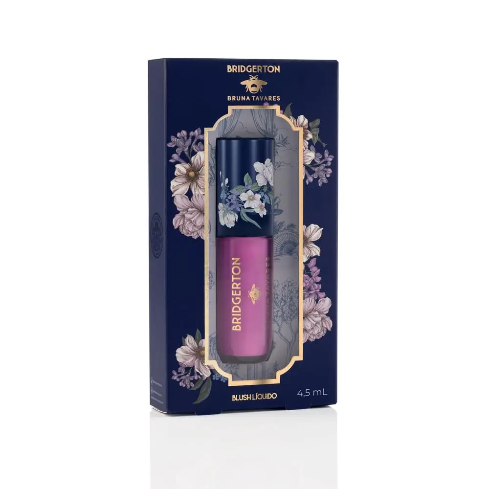 Blush Líquido Bridgerton Bruna Tavares, Flawless, 4,5ml | Cremoso, Hidratação e Coloração, Todos os Tipos de Pele