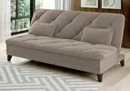 Sofá Cama 3 Lugares Linoforte Jamile com Encosto Reclinável em Tecido Suede 188cm de Largura - 1