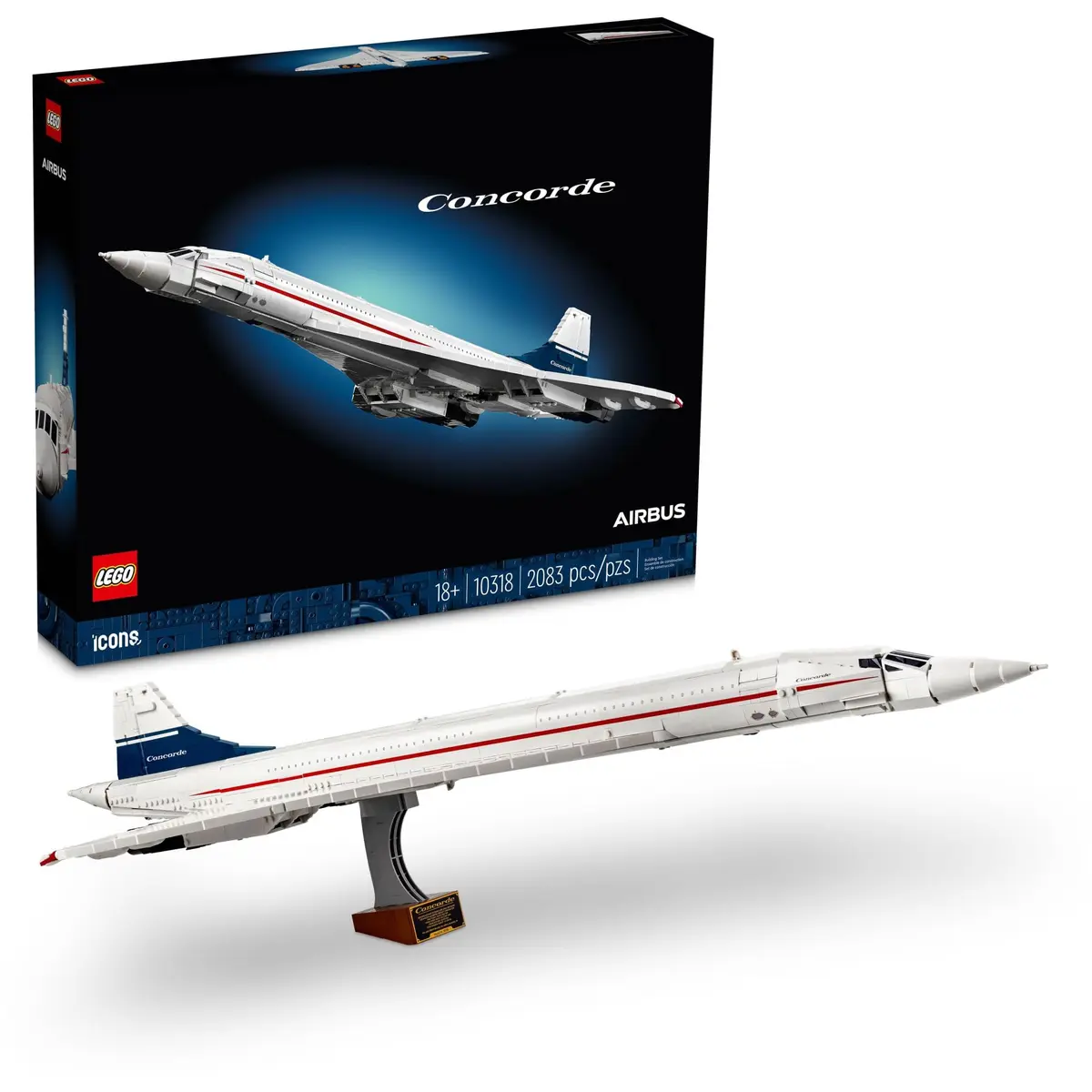 LEGO Set Icons 10318 Concorde 2083 peças