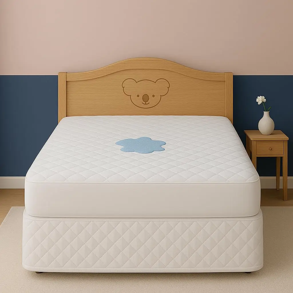 Capa Impermeável Protetor para Colchão Queen - 4 Camadas de Proteção - 100% Impermeável - Respirável e Não faz barulho (branco, Queen)