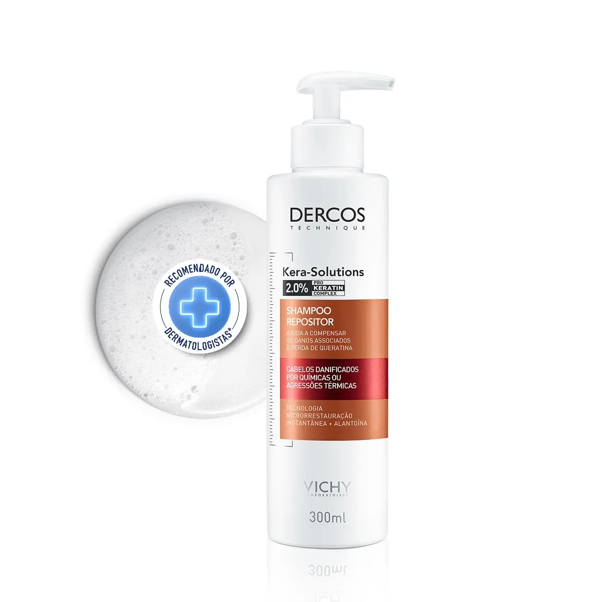 Vichy Dercos Shampoo Kera-Solutions 300ml - 1