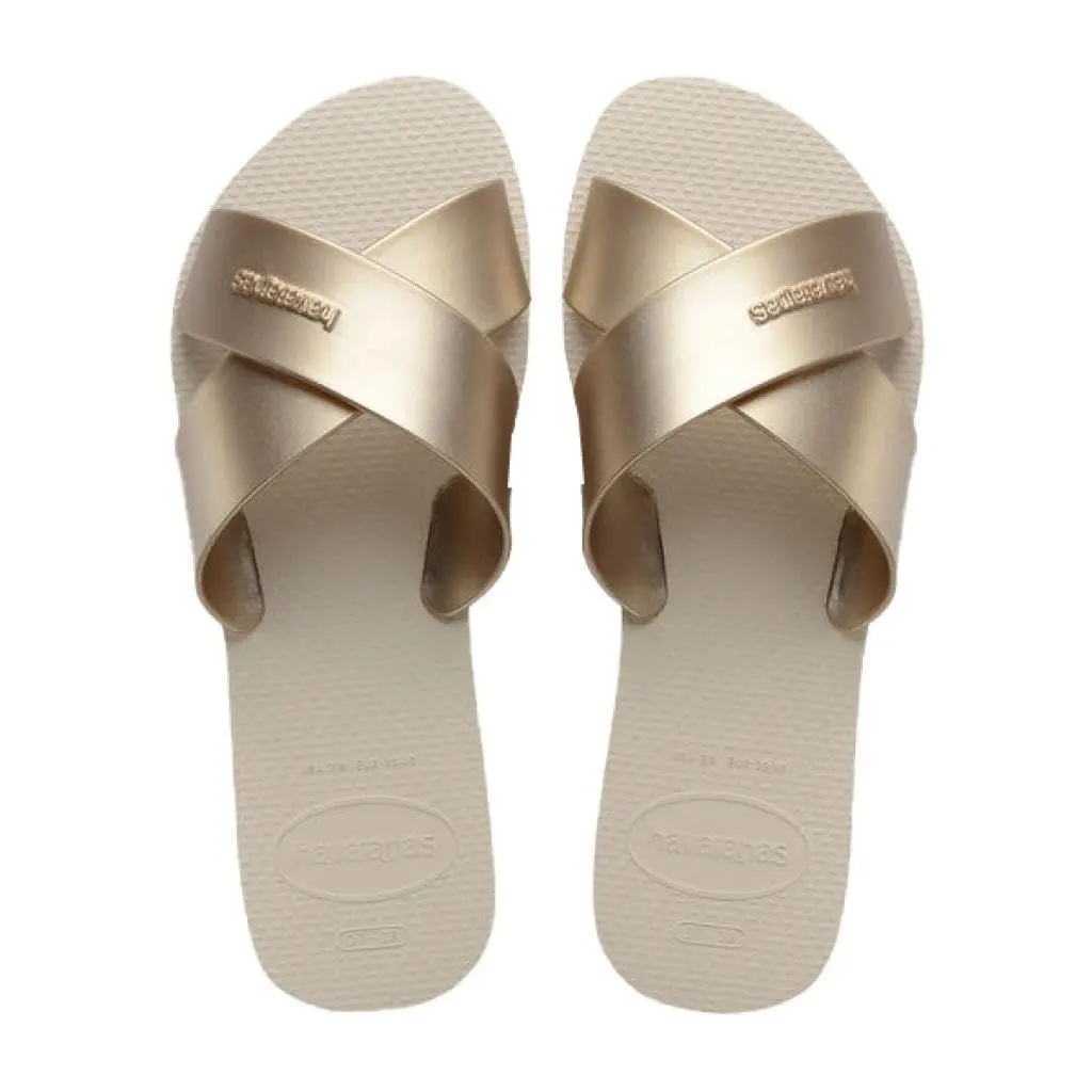 Sandálias Havaianas Hav.aqua Metallic feminino