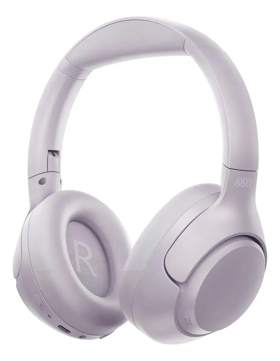 Headset Qcy H3 Anc Adaptativo Bluetooth 5.3 Multiponto 60h Cor Violeta