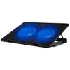 C3Tech Base para Notebook NBC-50BK 15,6" Refrigerada com 2 Coolers, Led de Iluminacao Azul, Inclinacao Ajustável em 5 niveis, com USB, cor Preta - 1