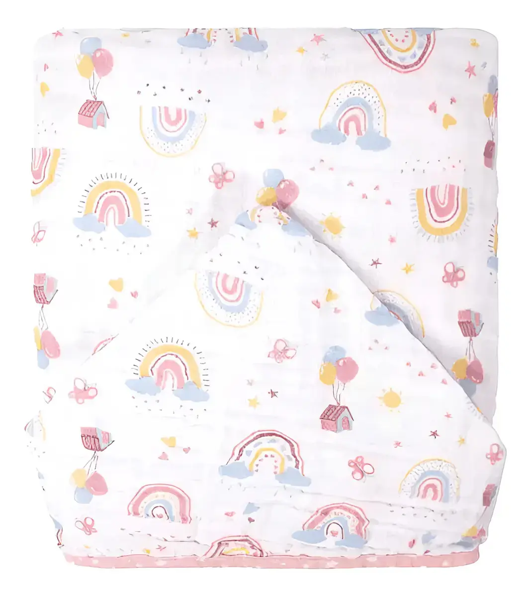 Toalha Soft C/capuz Bublim 100% Algodão 70cm X 70cm Estampas Cor Branco