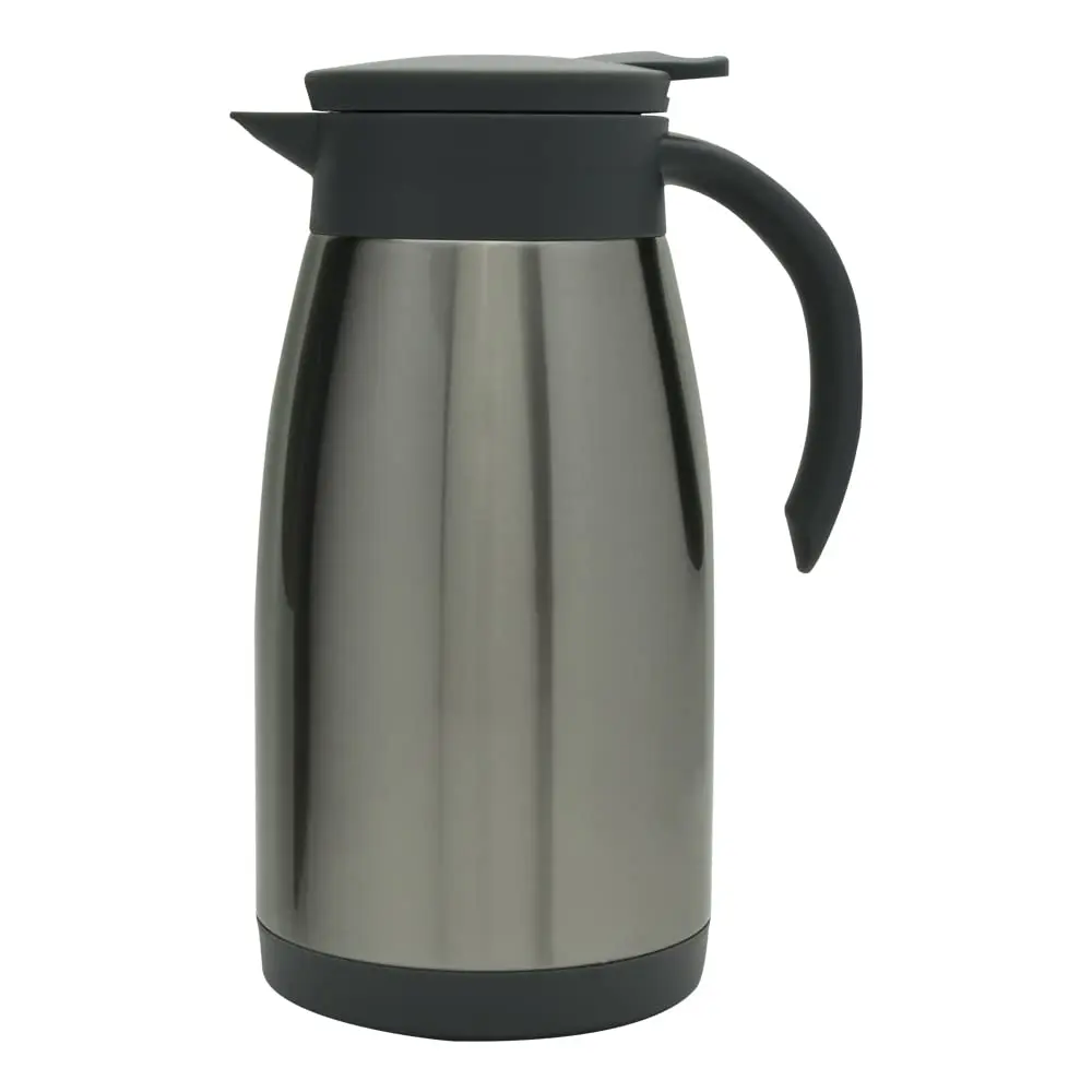 Mimo Style Garrafa Térmica Inox Prata, Parede Dupla e à Prova de Vazamento