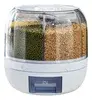 Dispenser De Alimentos Giratório 6 Divisões 27cm Grãos Cereais - 1