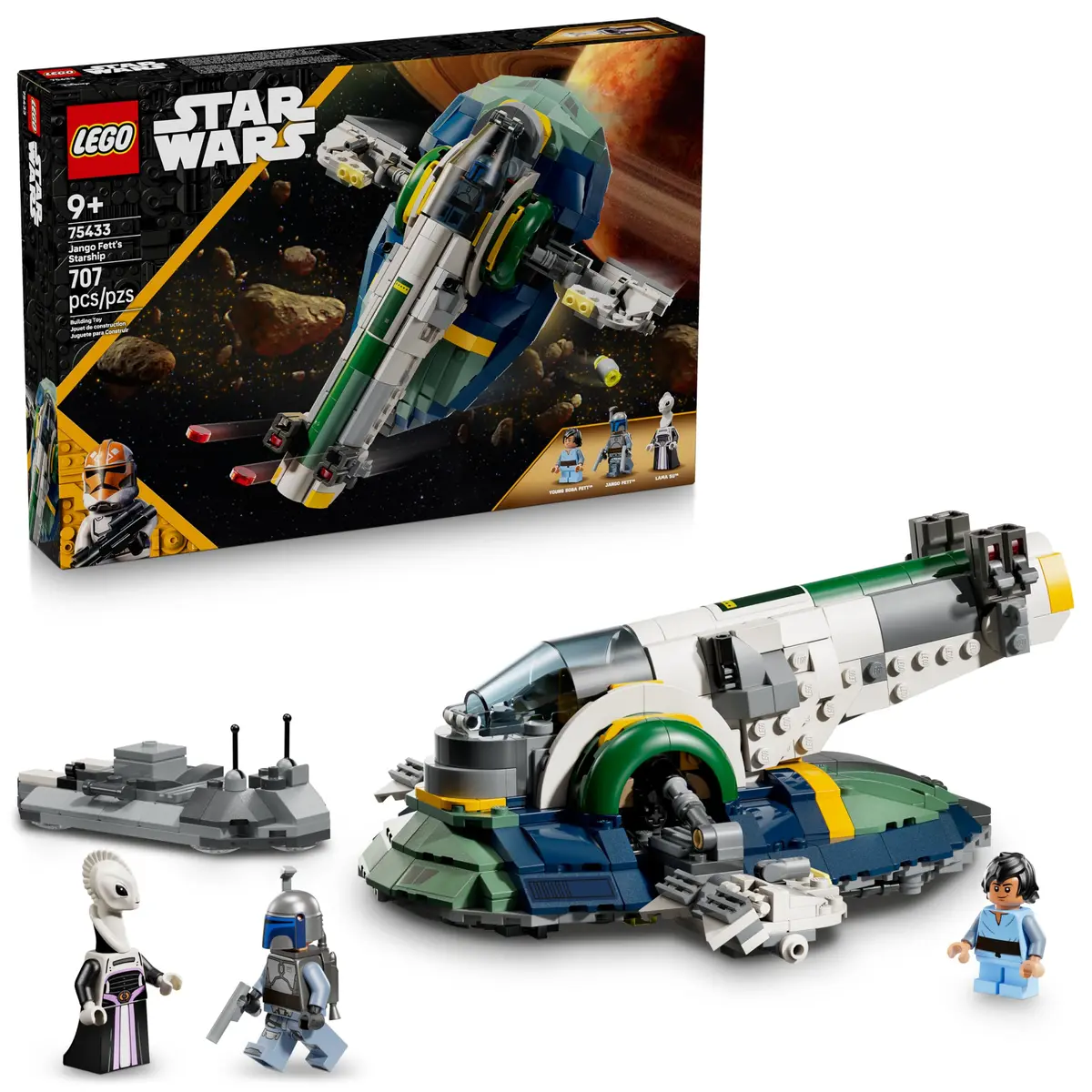 LEGO Star Wars Nave Estelar de Jango Fett 75433 (707 Peças) - 1