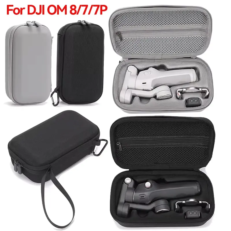 Estojo Protetor Duro de EVA para Estabilizador Gimbal DJI OM 7/7P/8, à Prova d'Água e Impacto, Bolsa de Armazenamento para Viagem - 1