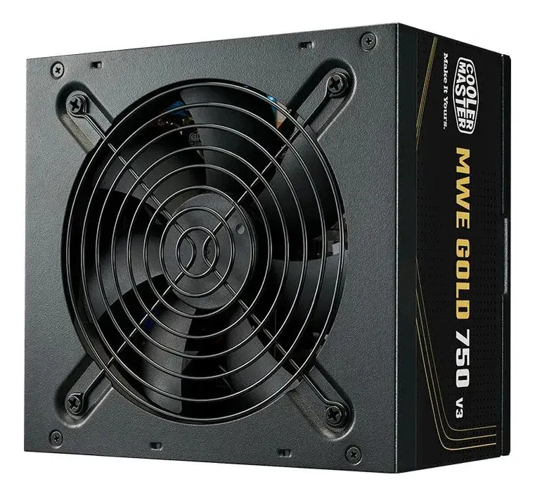 Fonte Cooler Master Mwe 750 V3 750w Atx 3.1 Preto - 1