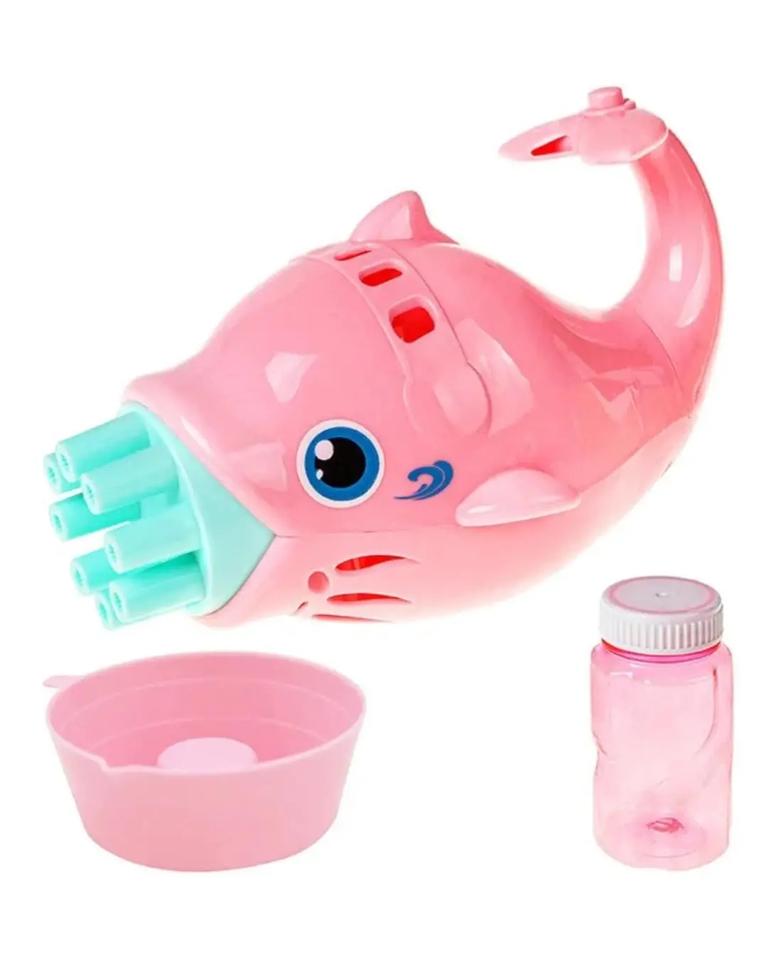 Lançador de Bolhas Golfinho Elétrico Automático Brinquedo Infantil - 1