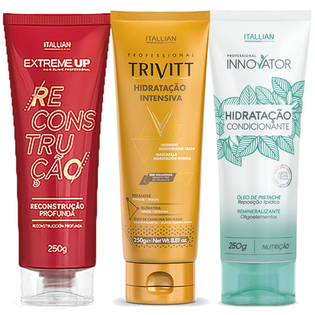 Itallian Hairtech - Kit Itallian Hairtech Cronograma Capilar