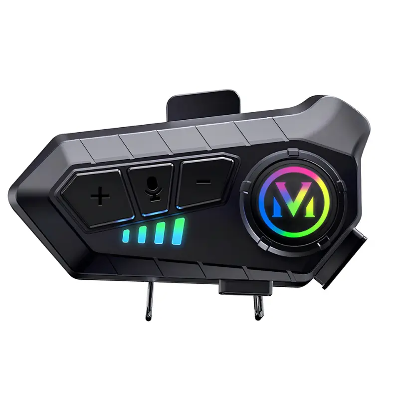 Motocicleta Sem Fio Bluetooth 5.3 Fone de Ouvido Capacete Kit de Chamadas Mãos Livres À Prova D'Água - 1