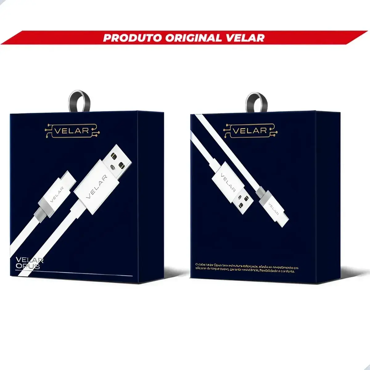 Cabo Usb Carregador Celular USB 3 Metros Turbo 4.0 Branco thumbnail 6